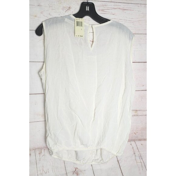 Max Studio Large Women's 100% Rayon Exclusive Trim Top - Stylish & Comfortable - Picture 3 of 16